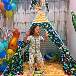 Dinosaur Fun Teepee Adventure Awaits.