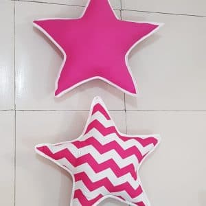 Hot Pink Star Pillows Twinkling Star Cushions