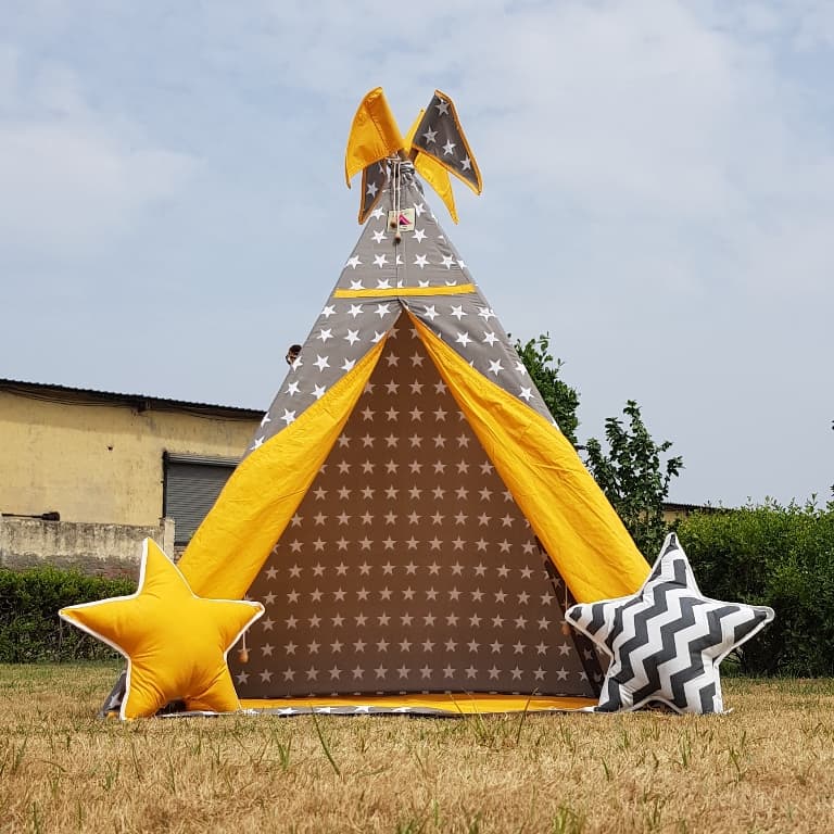 Little Stars Teepee Cozy Teepee Tent for Kids