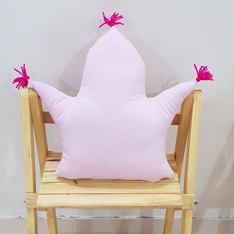Pink Crown Royal Crown Cushions for Kids