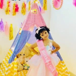 Rainbow Teepee Cozy Indoor Teepee Tent for Kids