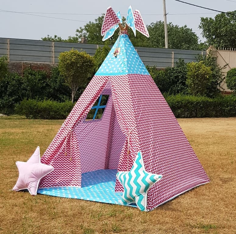 Robinhood Teepee Brighten Your Home with Our Red & Turquoise Teepee Tent