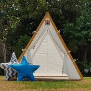 Snow Viking Cozy A-Frame Tent for Kids