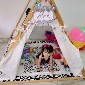 Tribal Viking Cozy A-Frame Tent for Kids