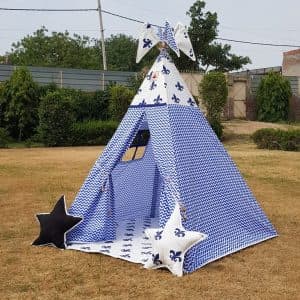 True Blue Teepee Cozy Teepee Tent for Kids