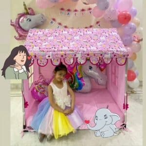Unicorn Hut Tent Cozy Hut Tent for Kids