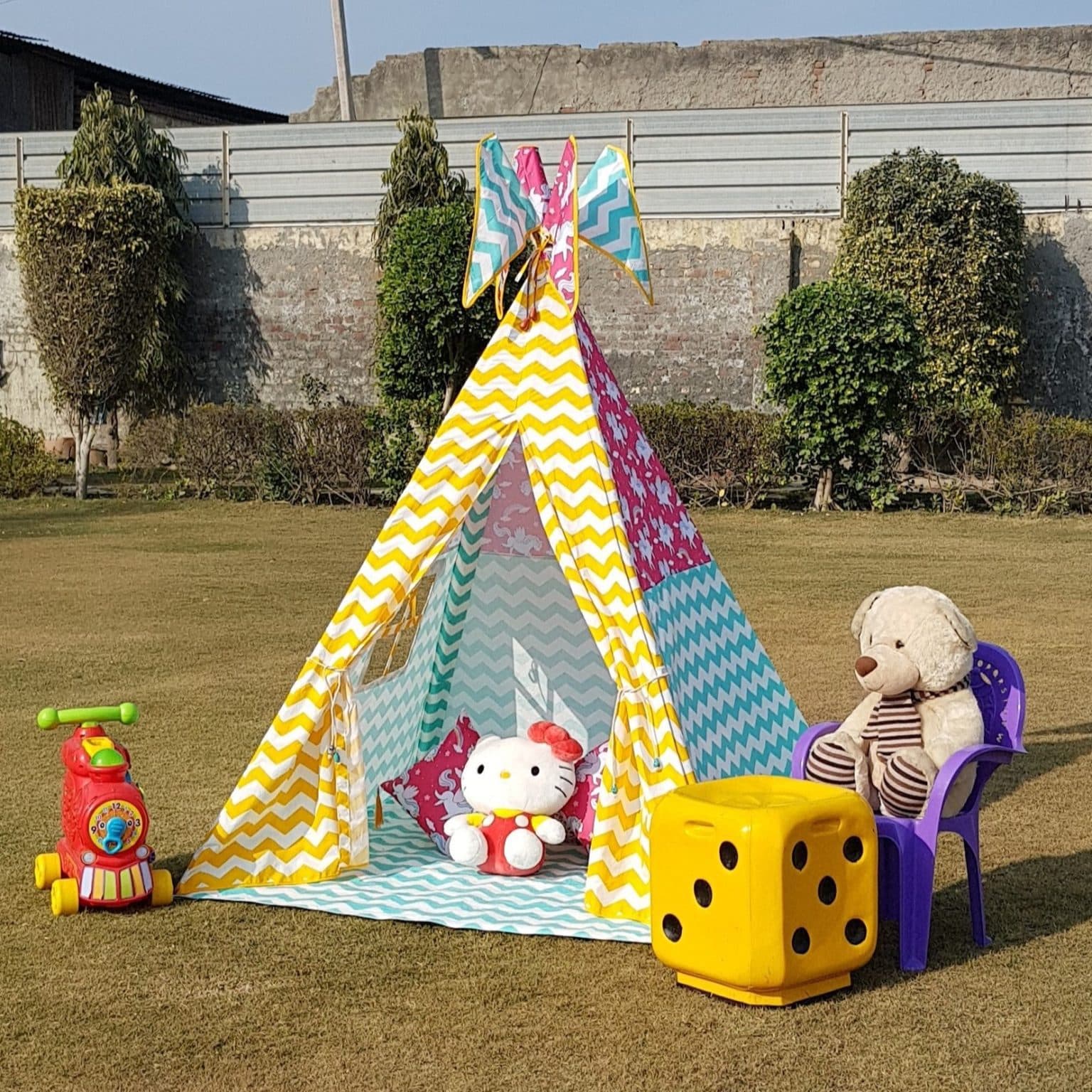Unicorn Love Teepee Cozy Teepee Tent for Kids