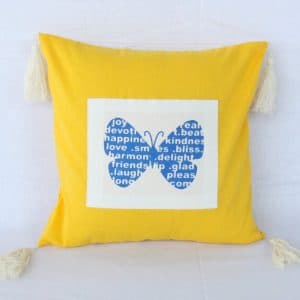 Yellow Blue Cushions