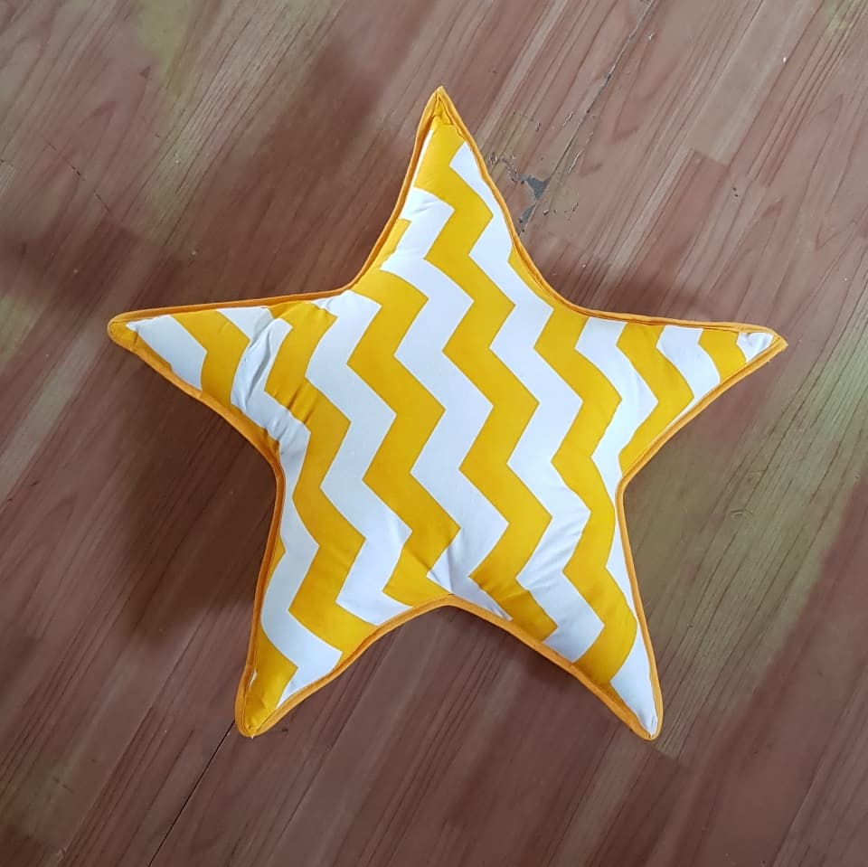 Yellow Star Cushions