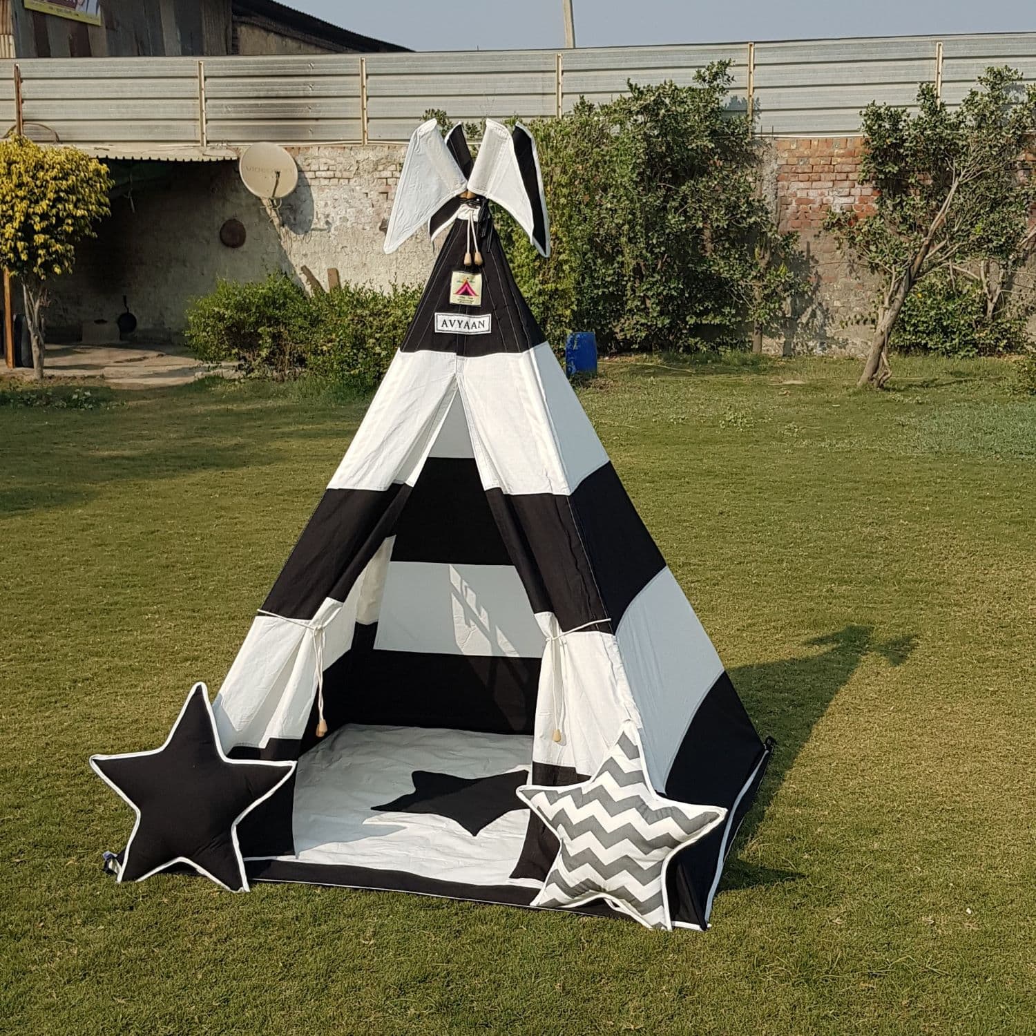 Zebra Teepee Tent Cozy Teepee Tent for Kids